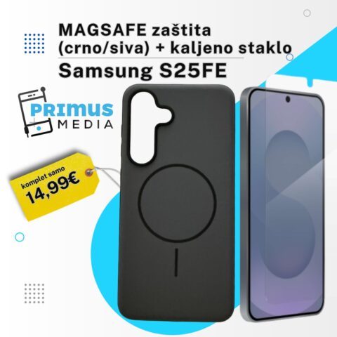 Samsung S25 FE MAGSAFE zaštita + kaljeno staklo (komplet) - Slika 1
