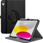 ROTIRAJUĆA torbica 360 CRNA za iPad (A16) 11th 11" 2025/iPad 10th 2022 10.9"+ STYLUS olovka GRATIS!