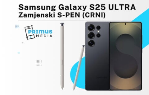1 Samsung Galaxy S25 Ultra Stylus zamjenska olovka za dodir (CRNA) - Slika 1