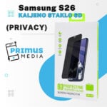 Samsung Galaxy S26 kaljeno staklo 6D (PRIVACY)