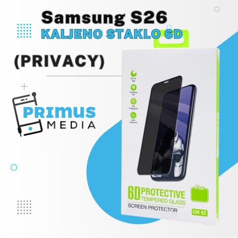 1 Samsung Galaxy S26 kaljeno staklo 6D (PRIVACY) - Slika 1