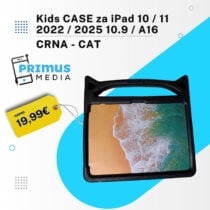 Kids CASE za iPad 10 / 11  2022 / 2025 10.9 / A16 (CRNA - cat)