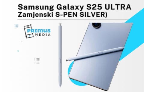 2 Samsung Galaxy S25 Ultra Stylus zamjenska olovka za dodir (SILVER) - Slika 1