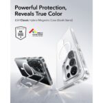 ESR CLASSIC HYBRID KICKSTAND MAGSAFE zaštita za Samsung GALAXY S26 ULTRA (prozirna) - Slika 3
