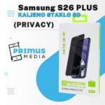 Samsung Galaxy S26+ PLUS kaljeno staklo 6D (PRIVACY)