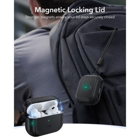ESR ORBIT HALOLOCK MAGSAFE zaštita za APPLE AIRPODS PRO 3 (crna) - Slika 4