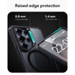 ESR CLASSIC HYBRID MAGSAFE zaštita za Samsung GALAXY S26 ULTRA (frosted/crna) - Slika 4