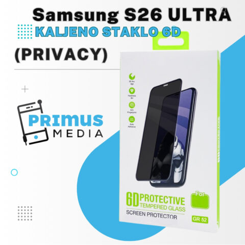 3 Samsung Galaxy S26 ULTRA kaljeno staklo 6D (PRIVACY) - Slika 1