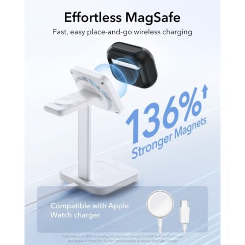 ESR ORBIT HALOLOCK MAGSAFE zaštita za APPLE AIRPODS PRO 3 (crna) - Slika 5