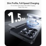 ESR CLASSIC HYBRID MAGSAFE zaštita za Samsung GALAXY S26 ULTRA (frosted/crna) - Slika 5