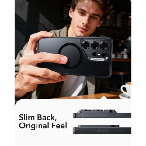 ESR CLASSIC HYBRID MAGSAFE zaštita za Samsung GALAXY S26 ULTRA (frosted/crna) - Slika 6