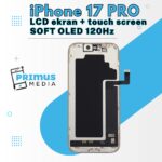 LCD ekran + touch screen | iPhone 17 PRO | KOMPLET | soft OLED 120Hz - Slika 3