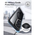 ESR CLASSIC HYBRID KICKSTAND MAGSAFE zaštita za Samsung GALAXY S26 ULTRA (prozirno/crna) - Slika 6