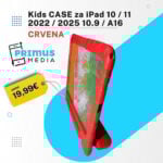 Kids CASE za iPad 10 / 11  2022 / 2025 10.9 / A16 (CRVENA) - Slika 3