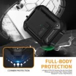 TECH-PROTECT CARBONOX MAGSAFE zaštita za APPLE AIRPODS PRO 3 (crna) - Slika 6