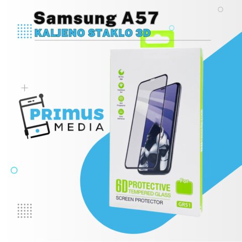6 Kaljeno staklo 3D za Samsung GALAXY A57 (FULL COVER) - Slika 1