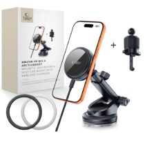 TECH-PROTECT V9 ARCTICBOOST MAGNETIC MAGSAFE DASHBOARD & VENT bežični punjač 25W QI2.2