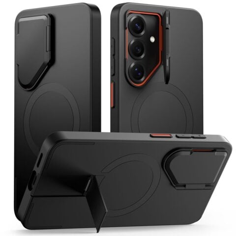 1 TECH-PROTECT KEVLAR AURA MAGSAFE zaštita Samsung GALAXY S26 (BLACK/ORANGE) - Slika 1