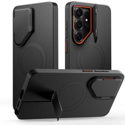 TECH-PROTECT KEVLAR AURA MAGSAFE zaštita Samsung GALAXY S26 ULTRA (BLACK/ORANGE) - Slika 1