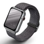 Uniq Aspen Braided narukvica za AppleWatch 1-10/SE/SE2 40/38/41mm – siva