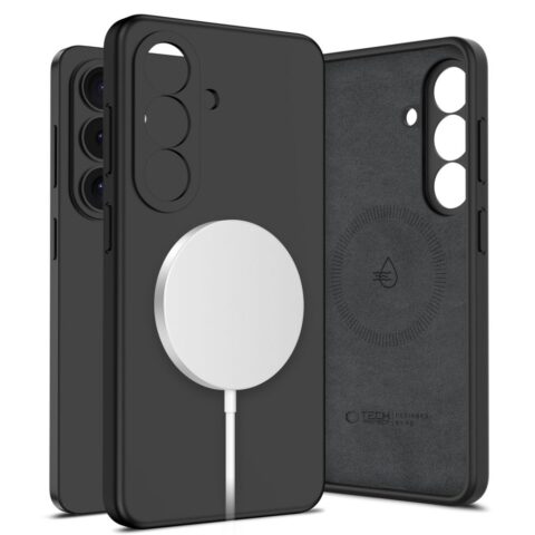1 TECH-PROTECT SILICONE MAGSAFE zaštita za GALAXY S26+ PLUS (crna) - Slika 1