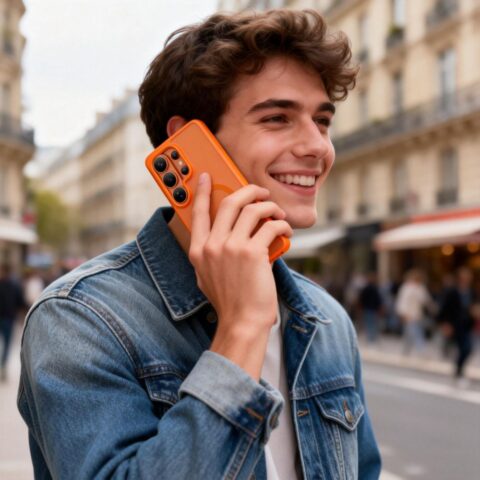 TECH-PROTECT MAGMAT MAGSAFE zaštita za Samsung Galaxy S26 ULTRA (MATTE ORANGE) - Slika 11