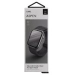 Uniq Aspen Braided narukvica za AppleWatch 1-10/SE/SE2 40/38/41mm – siva - Slika 11