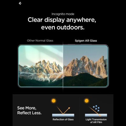 2x SPIGEN GLAS.TR "EZ FIT PRO AC" ANTI REFLECTION kaljena stakla GALAXY S26 ULTRA - Slika 13