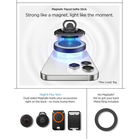 SPIGEN ŠTAP & TRIPOD S581W MAGSAFE BLUETOOTH 2 u 1 - Slika 12