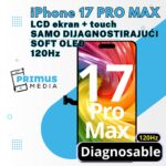 LCD ekran + touch screen | iPhone 17 PRO MAX | SAMO DIJAGNOSTIRAJUĆI | SOFT OLED | 120Hz