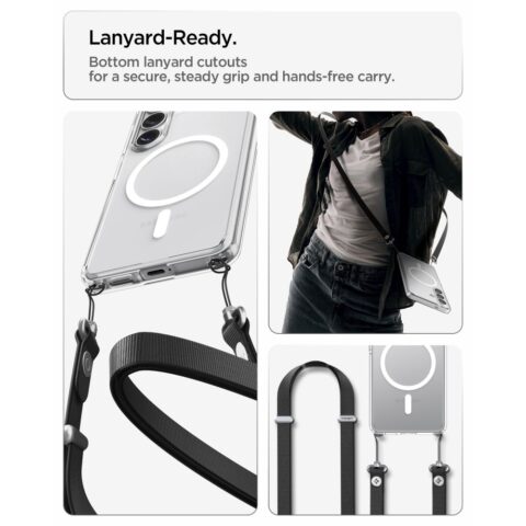 SPIGEN ULTRA HYBRID MAG MAGSAFE zaštita za Samsung GALAXY S26+ PLUS (CLEAR/WHITE) - Slika 14