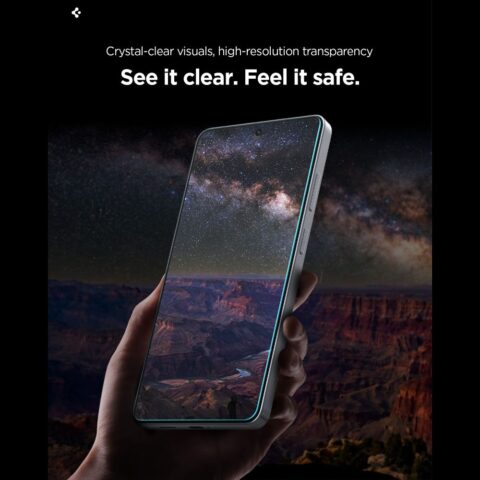 2x SPIGEN GLAS.TR "EZ FIT PRO AC" HD kaljena stakla Samsung GALAXY S26 ULTRA - Slika 12