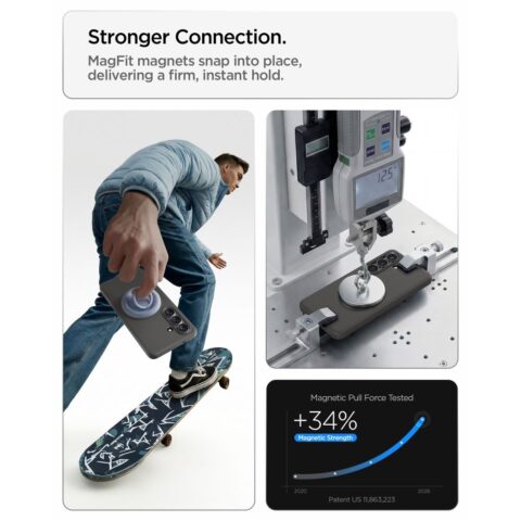 SPIGEN LIQUID AIR MAG MAGSAFE zaštita za GALAXY S26+ PLUS (MARBLE GREY) - Slika 11