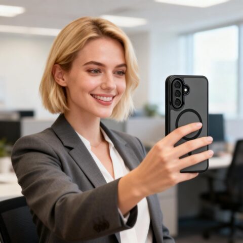 TECH-PROTECT MAGCAM MAGSAFE zaštita za GALAXY A36 / A56 / A37 5G (MATTE BLACK) - Slika 6