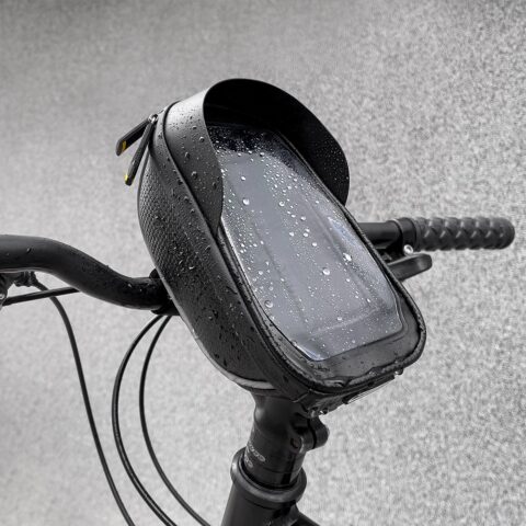 Wozinsky torba za volan bicikla s futrolom za telefon 1L crna (WBB16BK) - Slika 19