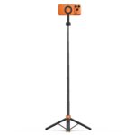 TECH-PROTECT L10S MAGSAFE BLUETOOTH SELFIE STICK TRIPOD 2 u 1 (BLACK/ORANGE) - Slika 2