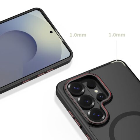 TECH-PROTECT MAGCAM MAGSAFE zaštita za GALAXY S26 ULTRA (MATTE BLACK/RED) - Slika 6