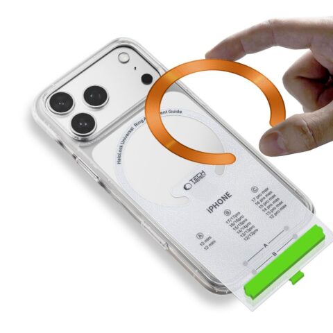 TECH-PROTECT MMP-210 MAGNETIC MAGSAFE RING 2 komada BLACK & COSMIC ORANGE - Slika 6