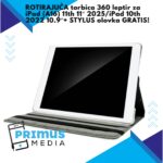 ROTIRAJUĆA torbica 360 leptir za iPad (A16) 11th 11" 2025/iPad 10th 2022 10.9"+ STYLUS olovka GRATIS! - Slika 9