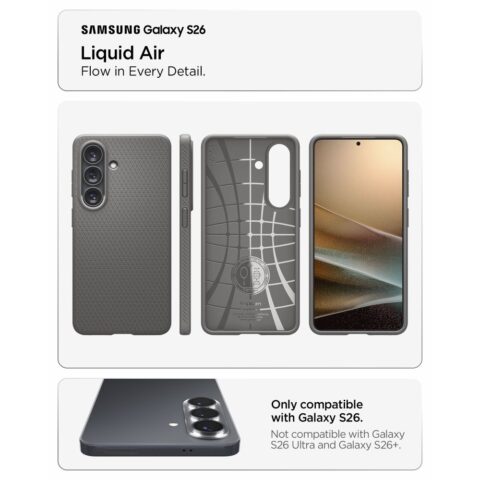 SPIGEN LIQUID AIR zaštita za Samsung GALAXY S26 (MARBLE GREY) - Slika 7