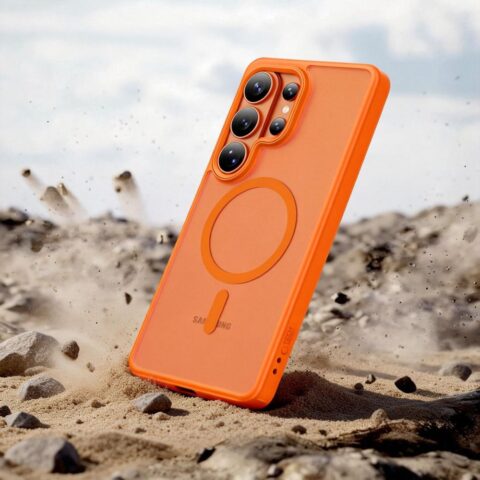 TECH-PROTECT MAGMAT MAGSAFE zaštita za Samsung Galaxy S26 ULTRA (MATTE ORANGE) - Slika 7