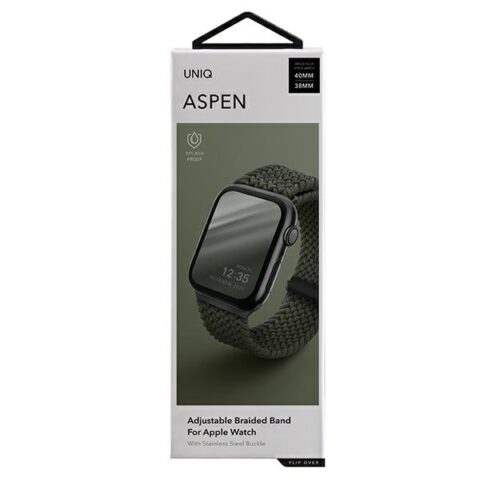 Uniq Aspen Braided narukvica za Apple Watch 1-10/SE/SE2 40/38/41mm – zelena - Slika 11
