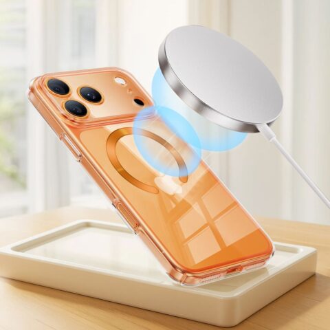 TECH-PROTECT MMP-210 MAGNETIC MAGSAFE RING 2 komada BLACK & COSMIC ORANGE - Slika 7