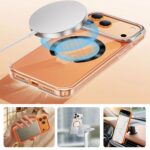 TECH-PROTECT MMP-210 MAGNETIC MAGSAFE RING 2 komada BLACK & COSMIC ORANGE - Slika 8