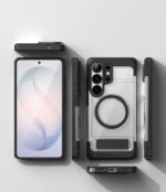 RINGKE UX MAGNETIC MAGSAFE zaštita za Samsung GALAXY S26 ULTRA (crno/prozirna) - Slika 10