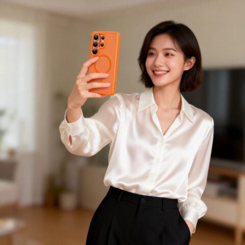 TECH-PROTECT MAGMAT MAGSAFE zaštita za Samsung Galaxy S26 (MATTE ORANGE) - Slika 10