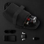 Wozinsky mala torba za bicikl ispod sjedala, kapacitet 0,6 l – crna - Slika 10