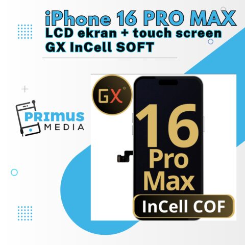 1 LCD ekran + touch screen | iPhone 16 PRO MAX | KOMPLET | soft InCell GX - Slika 1