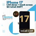 LCD ekran + touch screen | iPhone 17 | KOMPLET | soft InCell GX