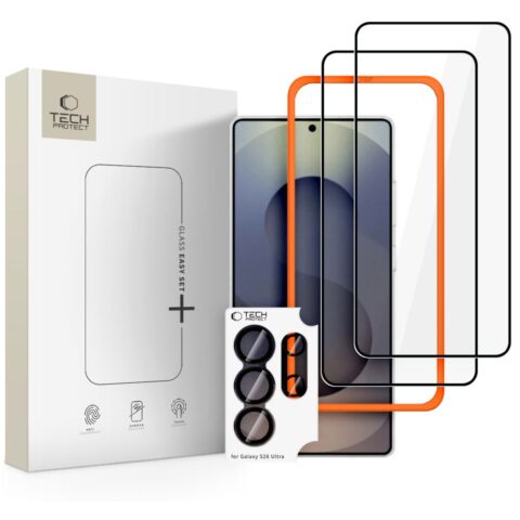 TECH-PROTECT EASY SET+ 3-komada kaljena stakla i zaštita za leće Samsung Galaxy S26 ULTRA - Slika 1
